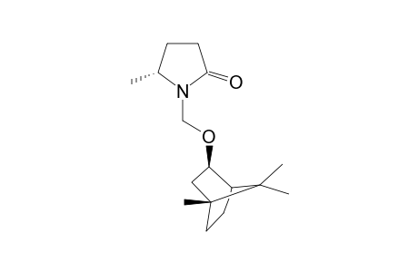 1-[(exo-1,7,7-Trimethylbicyclo[2.2.1]heptan-2-oxy)methyl]-5(R)-Methyl-2-pyrrolidinone