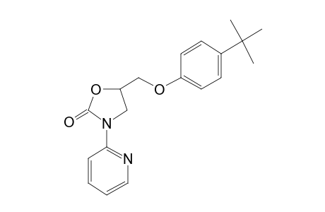 5-(p-Tert-butylphenoxymethyl)-3-(2-pyridyl)-2-oxazolidone