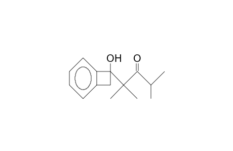 2-(1'-Hydroxy-1',2'-dihydro-benzocyclobuten-1'-yl)-2,4-dimethyl-pentan-3-one
