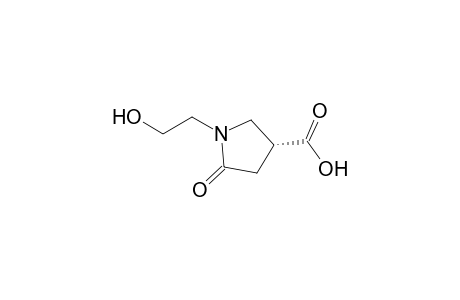 (3R)-1-(2-hydroxyethyl)-5-keto-pyrrolidine-3-carboxylic acid