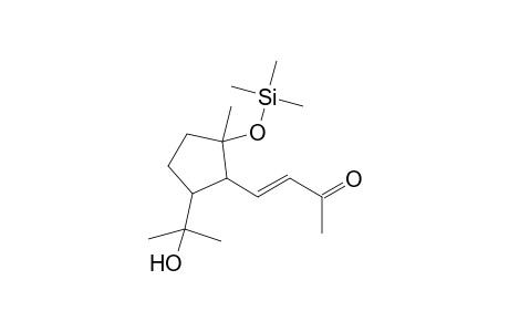 4-(3-(1-Hydroxy-1-methylethyl)-1-methyl-1-trimethylsilyloxycyclpent-2-yl)-3-buten-2-one