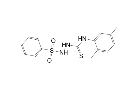 N-(2,5-dimethylphenyl)-2-(phenylsulfonyl)hydrazinecarbothioamide