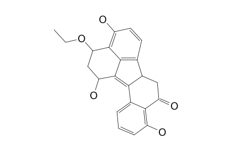HYPOXYLONOL-A;3-ETHOXY-1,4,9-TRIHYDROXY-1,2,3,6B-TETRAHYDROBENZO-[J]-FLUORANTHEN-8(7H)-ONE