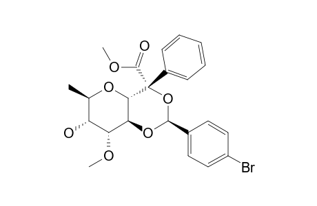 (2R)-METHYL-3,7-ANHYDRO-2-PHENYL-2,4-O-(4-BROMOBENZYLIDENE)-5-O-METHYL-8-DEOXY-ALPHA-D-ALTRO-OCTITOLATE