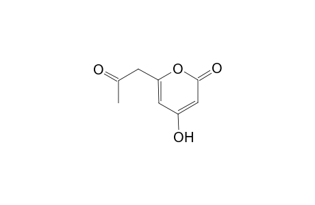 2H-Pyran-2-one, 4-hydroxy-6-(2-oxopropyl)-