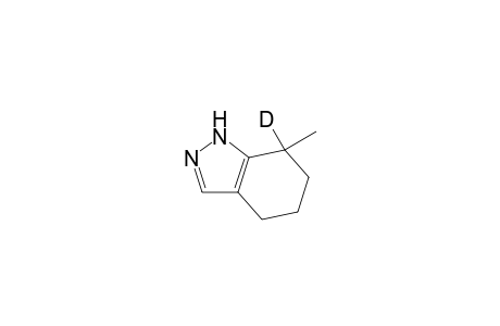 7-Deutero -7-methyl-(3-4)-pyrazolyl cyclohexane