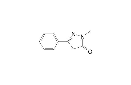 3H-Pyrazol-3-one, 2,4-dihydro-2-methyl-5-phenyl-