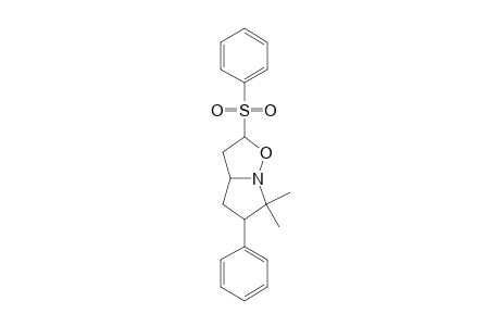 Pyrrolo[1,2-b]isoxazole, hexahydro-6,6-dimethyl-5-phenyl-2-(phenylsulfonyl)-