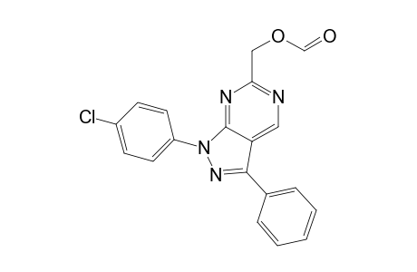 1-(4-Chlorophenyl)-6-[(formyloxy)methyl]-3-phenyl-1H-pyrazolo[3,4-d]pyrimidine