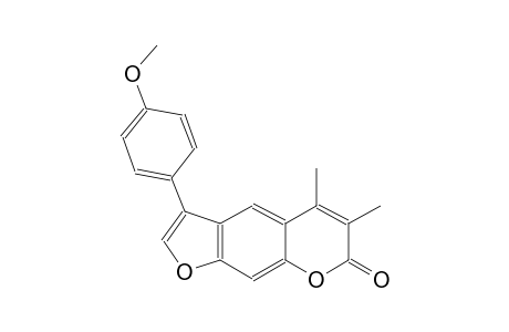 3-(4-methoxyphenyl)-5,6-dimethyl-7H-furo[3,2-g]chromen-7-one