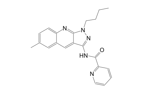 N-(1-butyl-6-methyl-1H-pyrazolo[3,4-b]quinolin-3-yl)-2-pyridinecarboxamide
