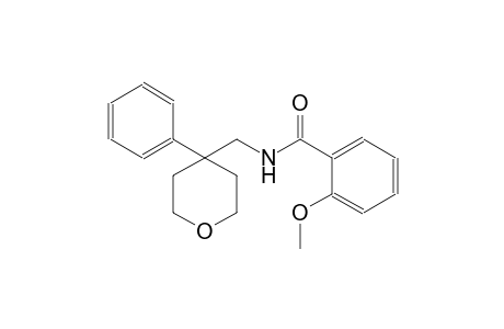 2-methoxy-N-[(4-phenyltetrahydro-2H-pyran-4-yl)methyl]benzamide