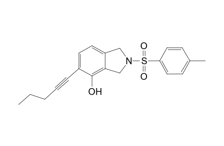 N-(Toluenesulfonyl)-5-(but-1'-ynyl)-2,5-dihydro-4-hydroxybenzo[3,4-f]pyrrole