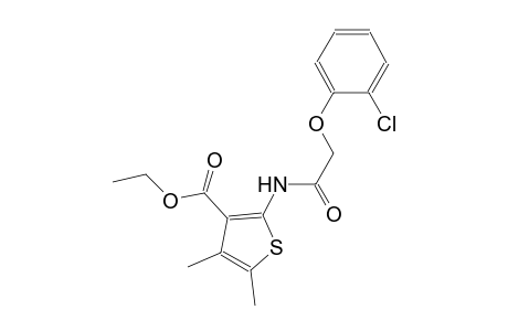 ethyl 2-{[(2-chlorophenoxy)acetyl]amino}-4,5-dimethyl-3-thiophenecarboxylate
