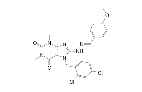 4-methoxybenzaldehyde [7-(2,4-dichlorobenzyl)-1,3-dimethyl-2,6-dioxo-2,3,6,7-tetrahydro-1H-purin-8-yl]hydrazone
