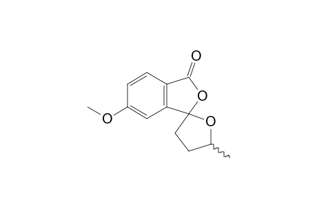 Spiro[6-Methoxyisobenzofuran-1(3H)-,5'-methyl-2'-tetrahydrofuran]-3-one