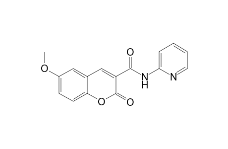 6-Methoxy-2-oxo-N-(2-pyridinyl)-2H-chromene-3-carboxamide