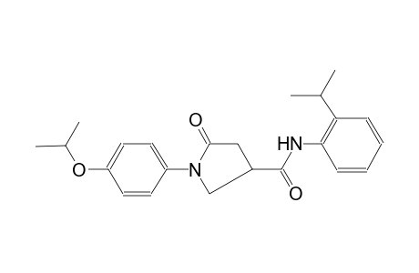 3-pyrrolidinecarboxamide, 1-[4-(1-methylethoxy)phenyl]-N-[2-(1-methylethyl)phenyl]-5-oxo-