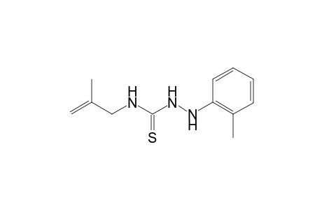 N-(2-methylallyl)-2-o-tolylhydrazinecarbothioamide