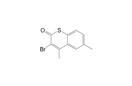 3-Bromanyl-4,6-dimethyl-thiochromen-2-one
