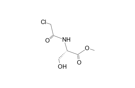 (2S)-2-[(2-chloro-1-oxoethyl)amino]-3-hydroxypropanoic acid methyl ester