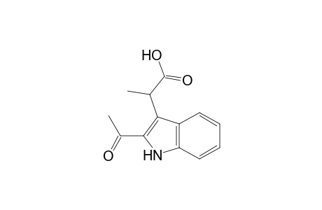 2-(2-acetyl-1H-indol-3-yl)propanoic acid