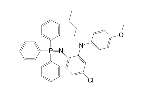 1-N-Butyl-5-chloro-1-N-(4-methoxyphenyl)-2-N-(triphenyl-.lambda.5-phosphanylidene)benzene-1,2-diamine