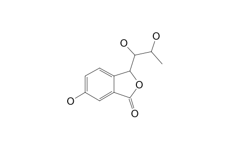 PLUMBOLACTONE-B;3-(1,2-DIHYDROXYPROPYL)-5-HYDROXY-1(3H)-ISOBENZOFURANONE