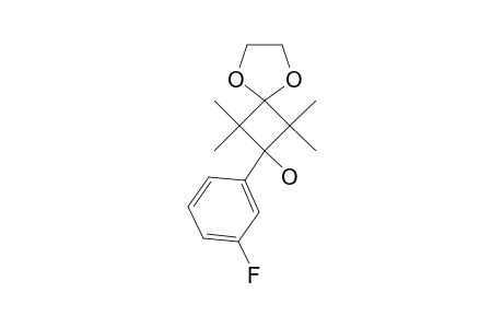 1-(3-FLUOROPHENYL)-1-HYDROXYL-2,2,4,4-TETRAMETHYL-5,8-DIOXASPIRO-[3.4]-OCTANE