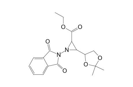 Ethyl 3-[(4RS)-2,2-dimethyl-1,3-dioxolan-4-yl]-1-phthalimidoaziridine-2-carboxylate