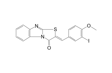 (2Z)-2-(3-iodo-4-methoxy-benzylidene)thiazolo[3,2-a]benzimidazol-1-one