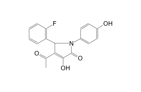 2H-pyrrol-2-one, 4-acetyl-5-(2-fluorophenyl)-1,5-dihydro-3-hydroxy-1-(4-hydroxyphenyl)-