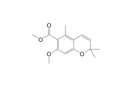 METHYL-7-METHOXY-5-METHYL-2,2-DIMETHYL-2H-1-CHROMENE-6-CARBOXYLATE