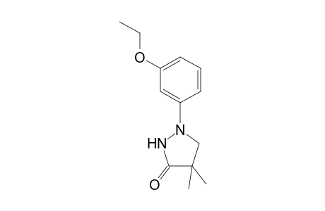 3-Pyrazolidinone, 1-(3-ethoxyphenyl)-4,4-dimethyl-