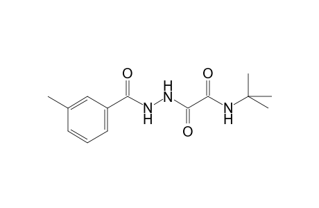 N-(tert-Butyl)-2-[2-(3-methylbenzoyl)hydrazino]-2-oxoacetamide