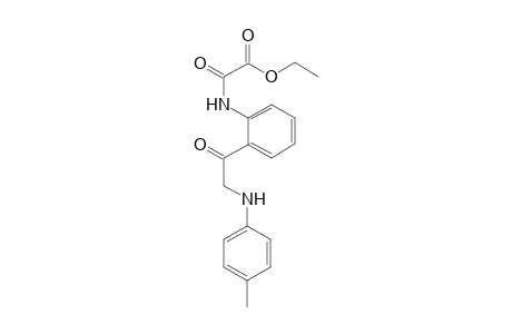 Acetic acid, 2-[[2-[2-[(4-methylphenyl)amino]acetyl]phenyl]amino]-2-oxo-, ethyl ester