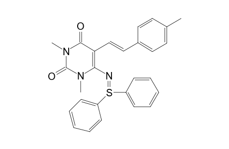 N-(1,3-dimethyl-5-styryluracil-6-yl]-S,S-di(p-tolyl)sulfilimine