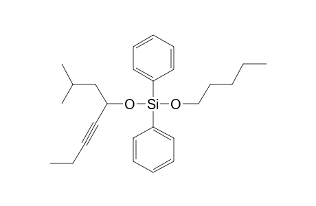 Silane, diphenyl(2-methyloct-5-yn-4-yloxy)pentoxy-