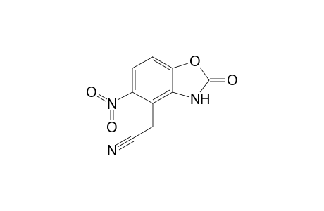 2-(2-keto-5-nitro-3H-1,3-benzoxazol-4-yl)acetonitrile