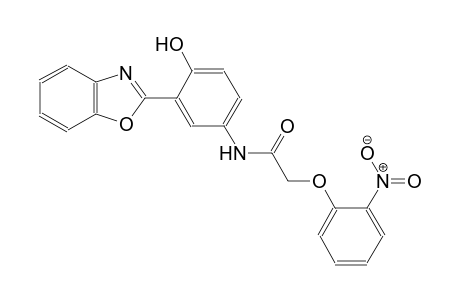 acetamide, N-[3-(2-benzoxazolyl)-4-hydroxyphenyl]-2-(2-nitrophenoxy)-