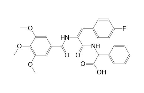 ({(2E)-3-(4-fluorophenyl)-2-[(3,4,5-trimethoxybenzoyl)amino]-2-propenoyl}amino)(phenyl)acetic acid