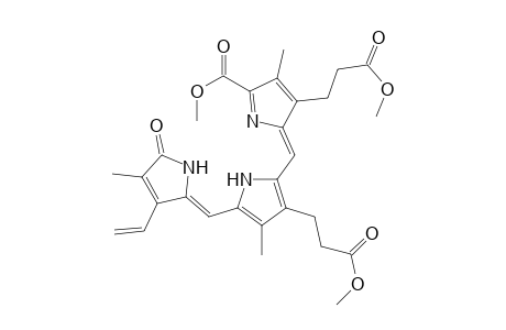 1H-Pyrrole-3-propanoic acid, 5-[(3-ethenyl-1,5-dihydro-4-methyl-5-oxo-2H-pyrrol-2-ylidene)methyl]-2-[[5-(methoxycarbonyl)-3-(3-methoxy-3-oxopropyl)-4-methyl-2H-pyrrol-2-ylidene]methyl]-4-methyl-, methyl ester, (Z,Z)-