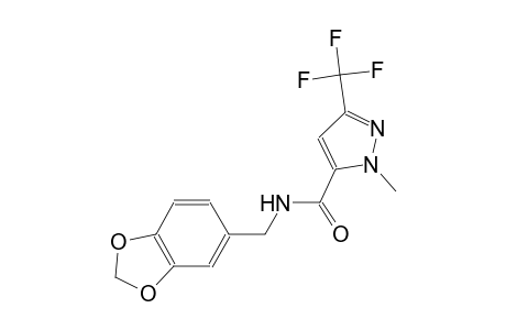 N-(1,3-benzodioxol-5-ylmethyl)-1-methyl-3-(trifluoromethyl)-1H-pyrazole-5-carboxamide