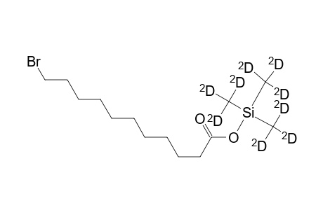 11-Bromoundecanoic acid, O-trimethylsilyl-D9
