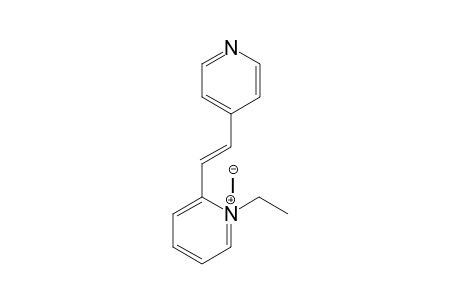 1-Ethyl-2-[(E)-2-(4-pyridyl)vinyl]pyridin-1-ium iodide