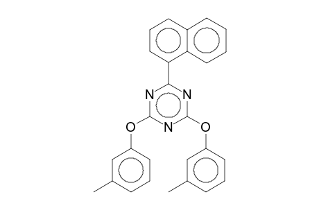 s-Triazine, 2,4-bis(3-methylphenoxy)-6-(1-naphthyl)-