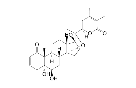 (14R,17S,20S,22R)-5.alpha.,6.beta.,17-trihydroxy-14,20-epoxy-1-oxowitha-2,24-dienolide