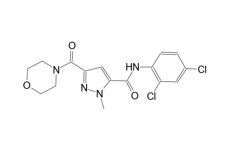 N-(2,4-dichlorophenyl)-1-methyl-3-(4-morpholinylcarbonyl)-1H-pyrazole-5-carboxamide