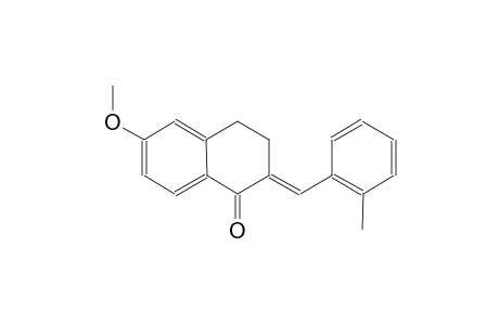 (2E)-6-methoxy-2-(2-methylbenzylidene)-3,4-dihydro-1(2H)-naphthalenone