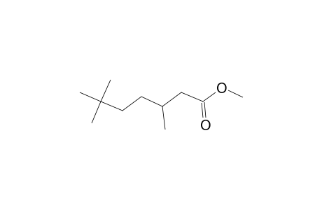Heptanoic acid, 3,6,6-trimethyl-, methyl ester
